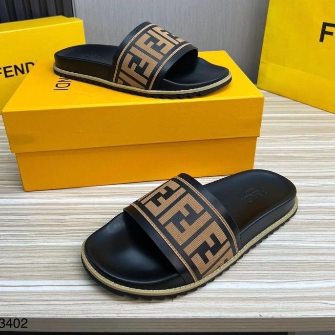 SANDAL SLIDE PRIA BRANDED SANDAL SELOP IMPORT MEWAH BIN