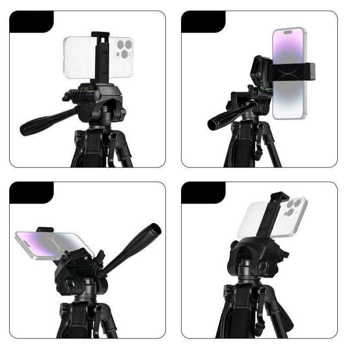 Tripod Kamera DSLR Multifungsi Adjustable Fluid Head Flexible Tripod DSLR Fluid Head Adjustable Flek