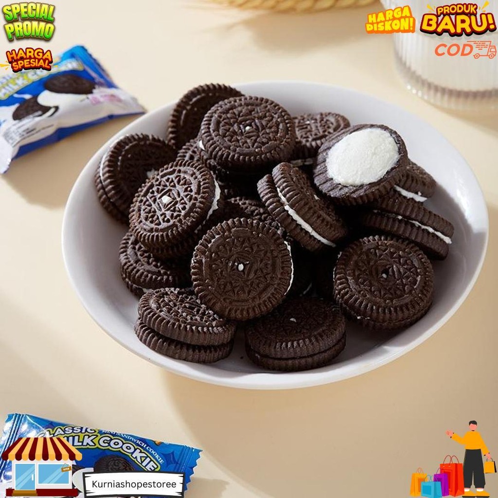 

Beli 30 Bags Gratis 30 BagsLianggui Classic Milk Biskuit Cookie - Camilan Enak Untuk Anak Sekolah, Snack Renyah & Praktis, Cocok Untuk Cemilan Lebaran Hampers Lebaran Idul Fitri Jajan Lebaran D Promo 10.10