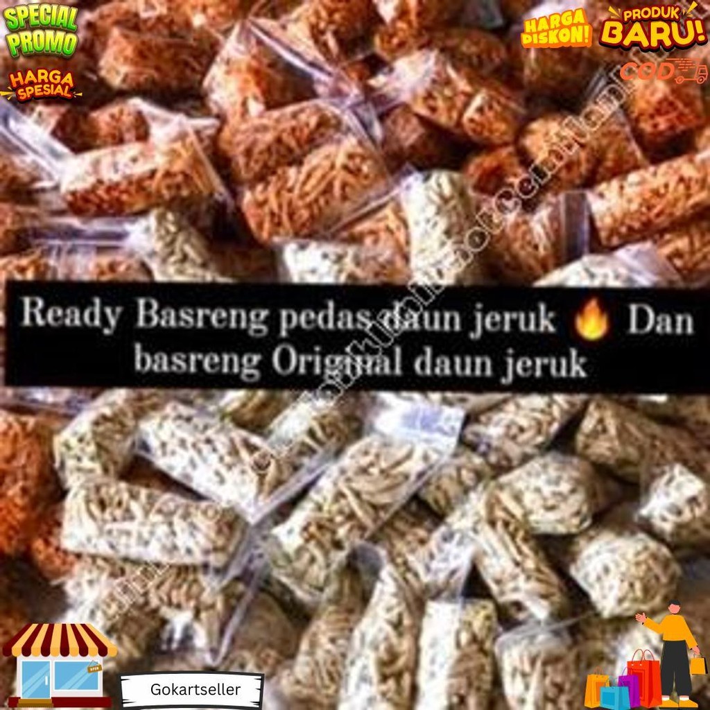 

(Untuk Dijual Lagi) Basreng Daun Jeruk Isi 20Pcs 50Gr (Standing Pouch Terpisah) D Sale