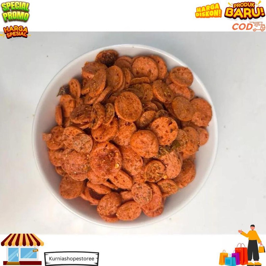 

Sosis Goreng Sosreng Pedas / Sosreng Bumbu Melimpah/ Cemilan Sosreng D Terlaris