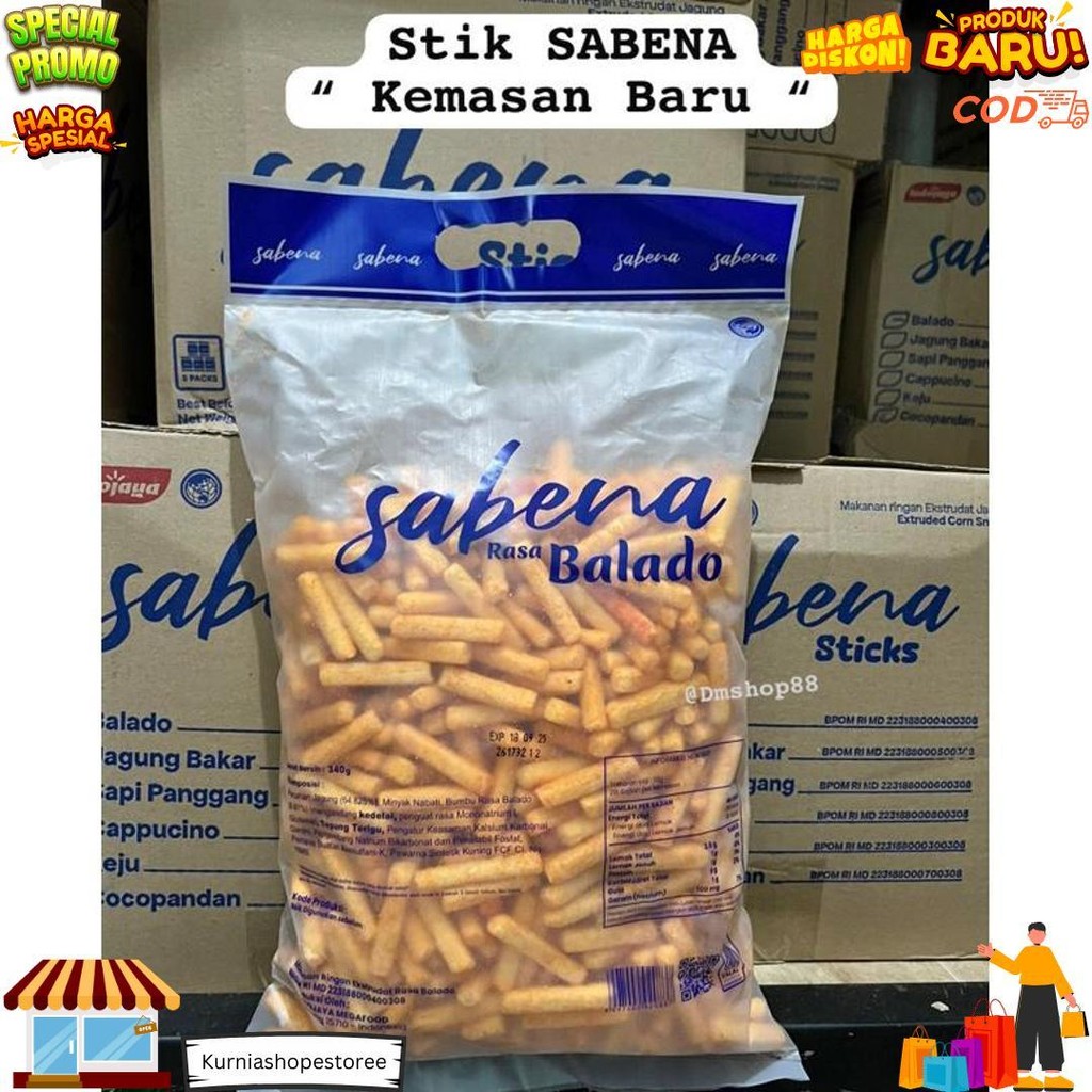 

Snack Stik Sabena 340 Gr Paket 3 Bungkus All Variant D Best Seller