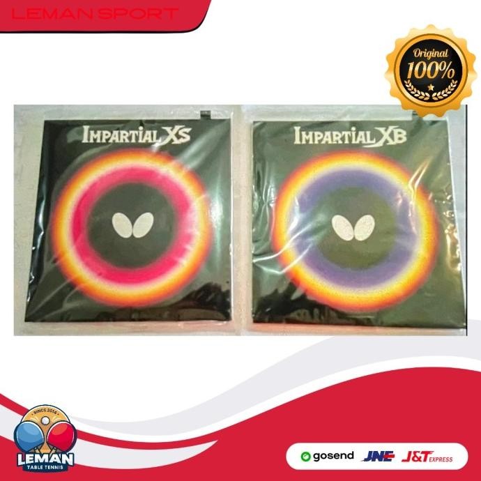 Karet Butterfly Impartial XS / XB / Karet Bet Pingpong Tenis Meja
