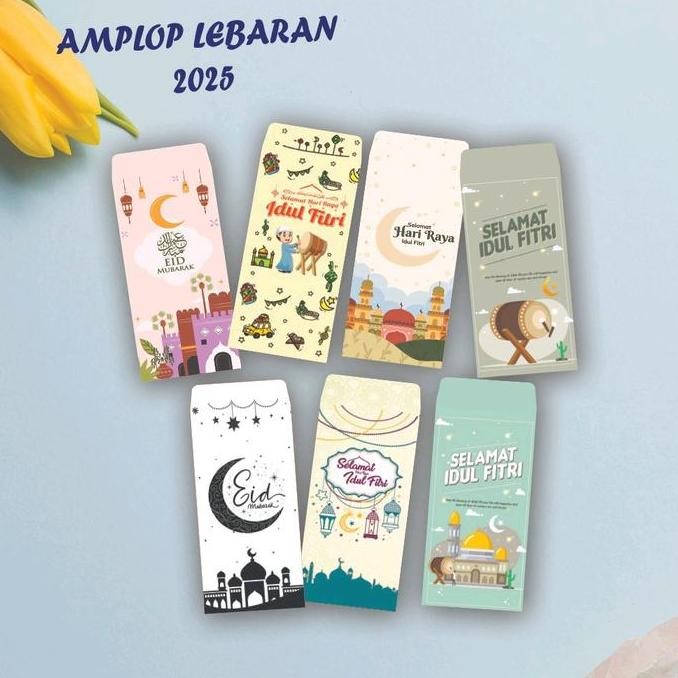 

(10PCS) AMPLOP LEBARAN 2025/ANG PAO LEBARAN 2025/AMPLOP LEBARAN MINI 2025/Kertas DEL