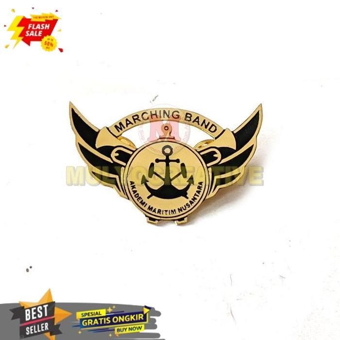 Terbaik Pin Marching Band Akademi Maritim Nusantara Pin Wing Logo Marching Band AMN
