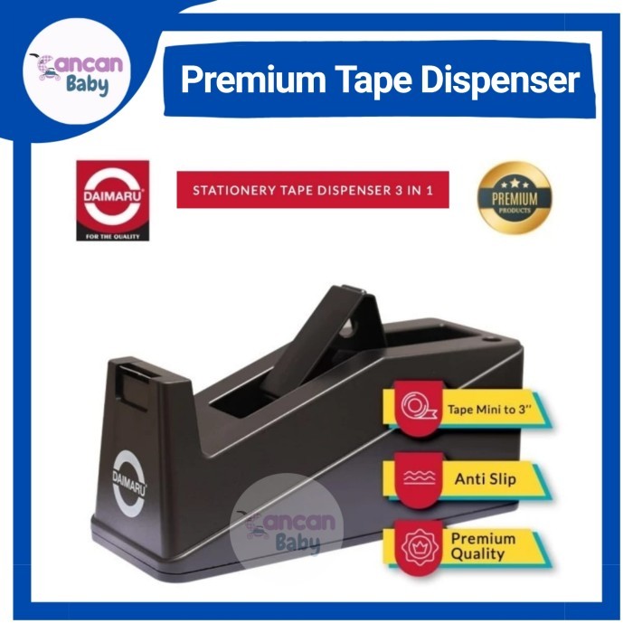 

Tape Dispenser Meja Premium Daimaru Cutter Pemotong Isolasi Selotip