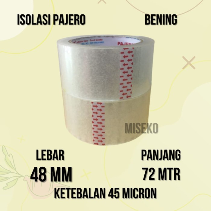 

Isolasi Lakban Bening