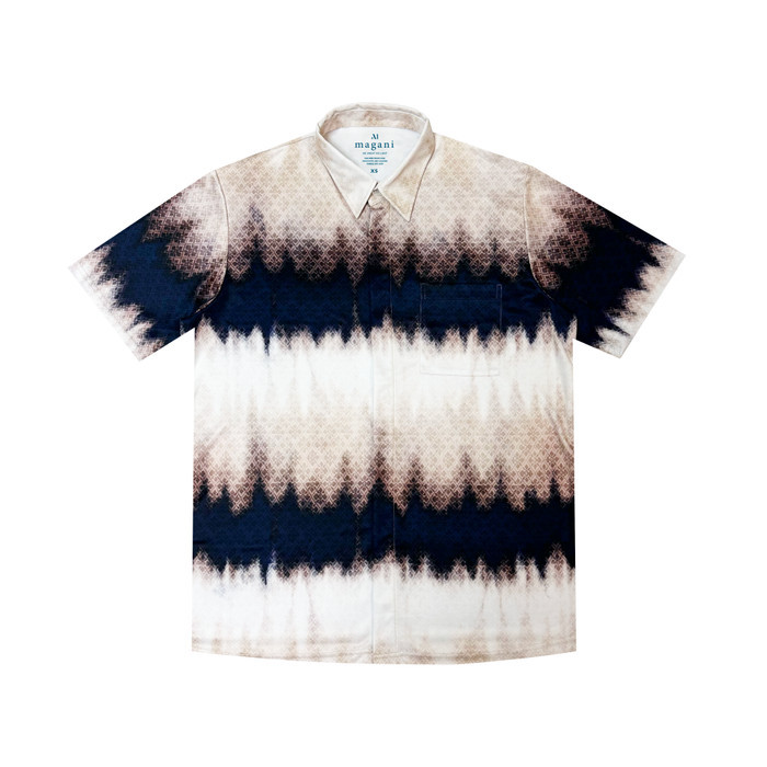 Kemeja Batik Lengan Pendek - Magani Nosweat - Horizon Rising
