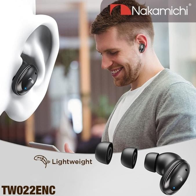 Nakamichi TW022ENC True Wireless Earbuds Bluetooth Earphone TWS Terlaris