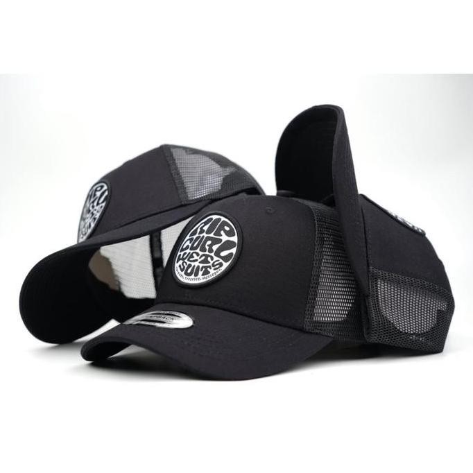 Topi Baseball RCurl Wet Suit Hitam Jaring