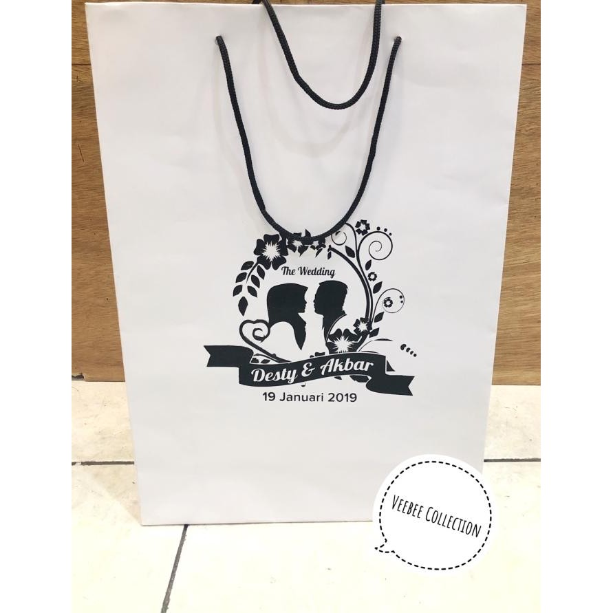 Ready oke] Sablon paperbag/ sablon tas kertas/ sablon kertas/ print label tas