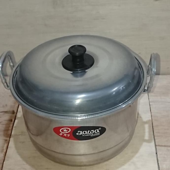 =+=+=+] Dandang Panci 22 Cm Ekonomi Aluminium Jawa Maspion