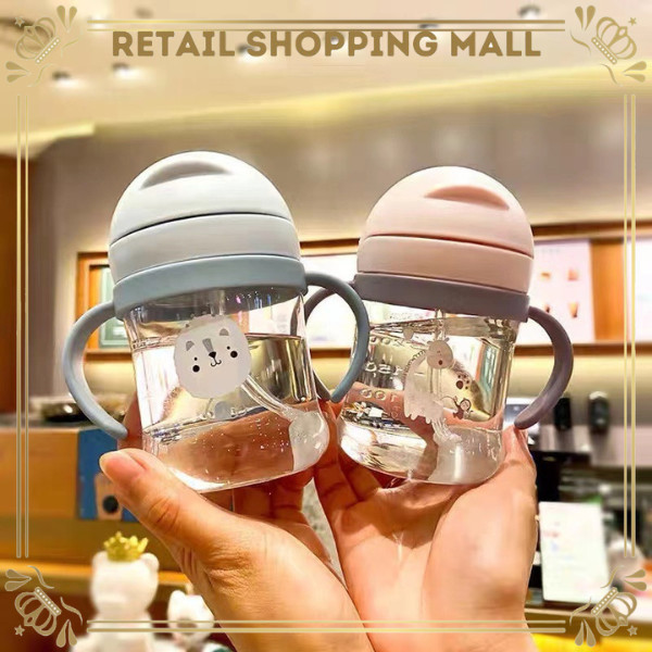 Rsm Botol Minum Anak Viral 280Ml Botol Air Minum Karakter Hewan Murah