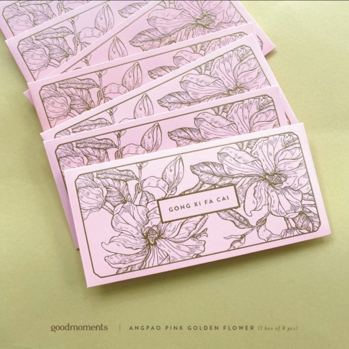 

Sale - Angpao Pink Flower / Envelope Sincia Bunga - Goodmoments Ready