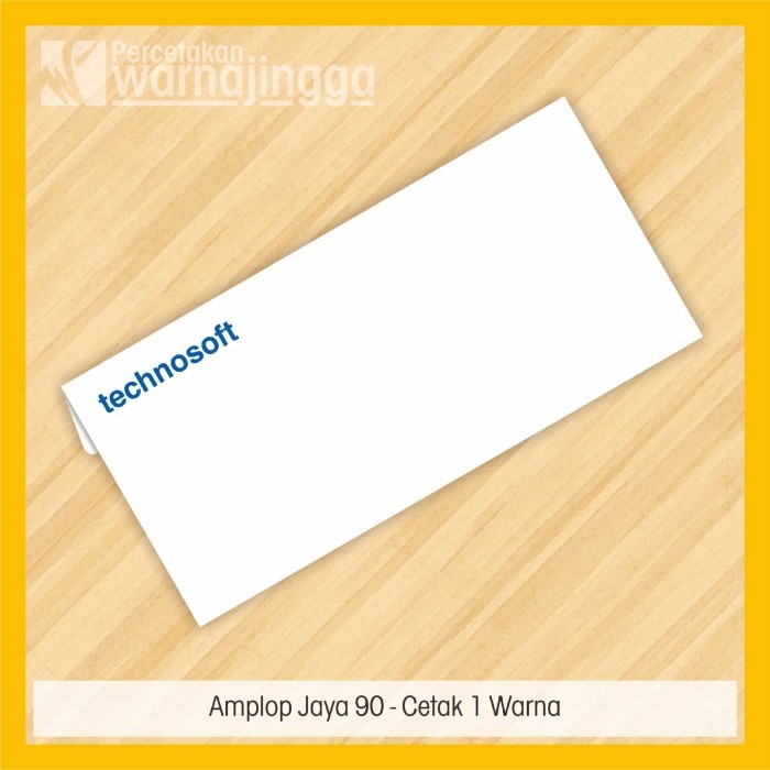 

Cetak Amplop Jaya 90 - Cetak 1 Warna - Ukuran 11X23Cm Termurah