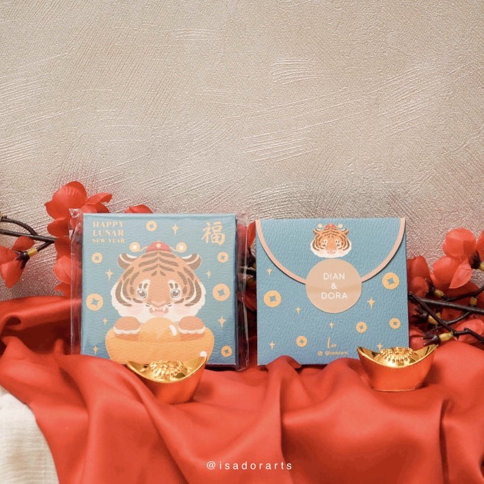 

Angpao Imlek 2022 Macan Tiger / Hong Bao / Angpau / Amplop Uang - Mini New