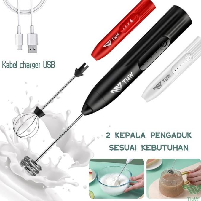 TNW PEMBUIH SUSU PENGOCOK TELUR HANDHELD BLENDER MILK FROTHER ELECTRIC