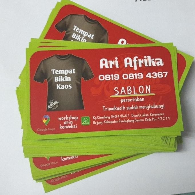 

PROMO / Kartu Nama Bahan New Top Anti Air 2 MUKA Non COD