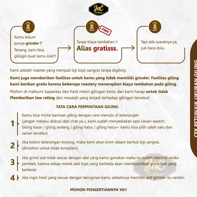 

House Blend Jnc Signature 250 Gr 50% Biji Kopi Arabika 50% Robusta