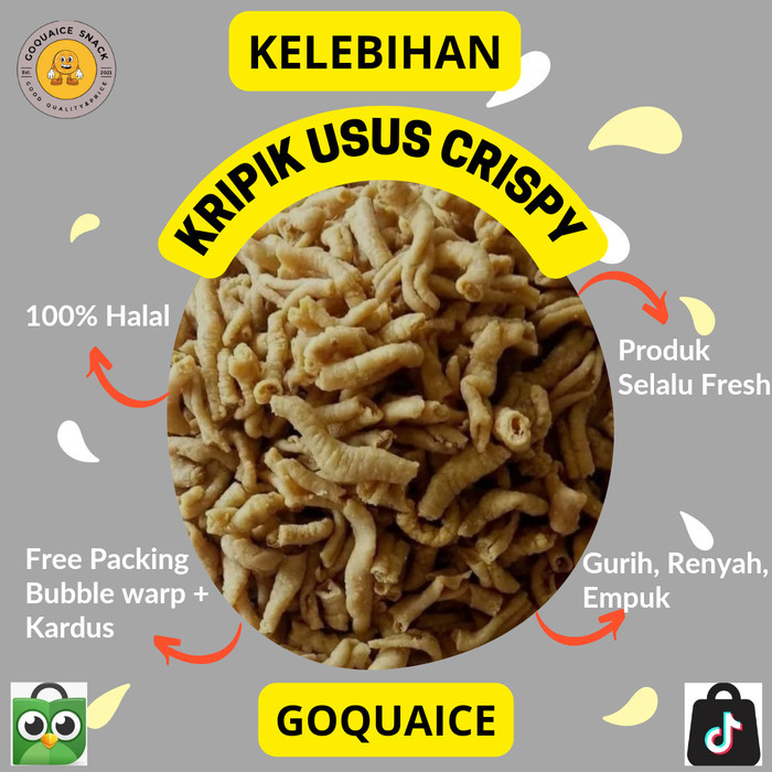 

CUCI GUDANG Kripik Usus Ayam Crispy / Gurihh 1 kg