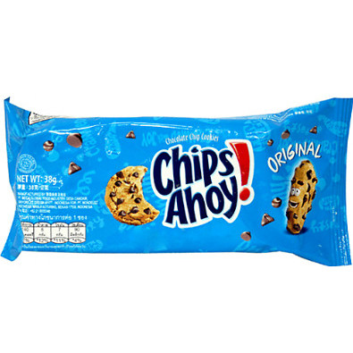 

TERUJI Chips Ahoy Cookies Chip Original Snack Biskuit Kue Impor Filipina 38g