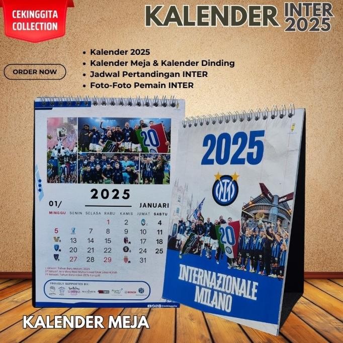 

PROMO / Kalender 2025 Tema INTER MILAN Non COD