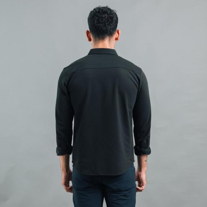 Sale Kemeja Pria Lengan Panjang Polos Slimfit - Atalon Active Dress Shirt