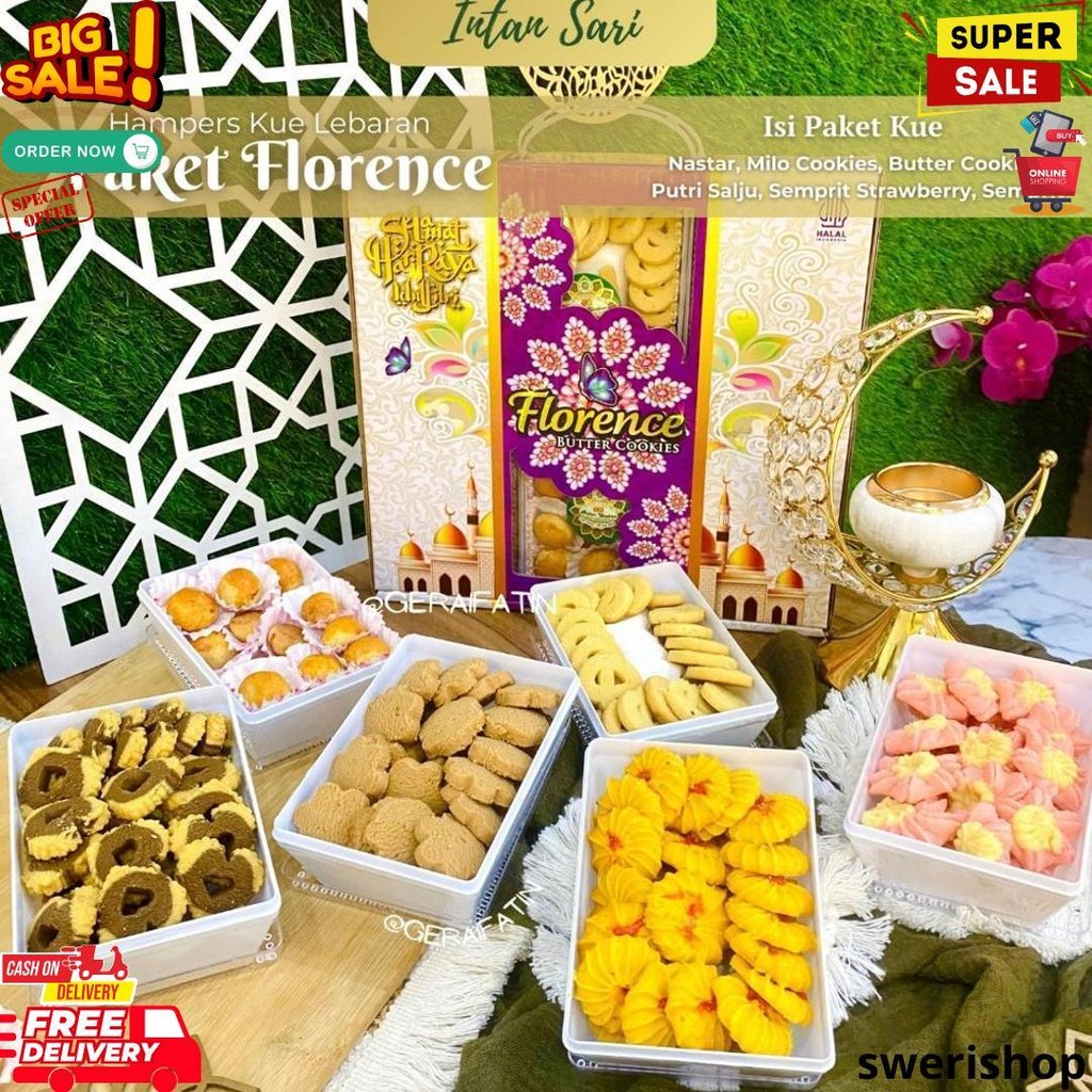 

Promo Ovina Paket Makmur Kue Lebaran Kue Kering Harga Promo / Parcel Lebaran D Gratis Ongkir