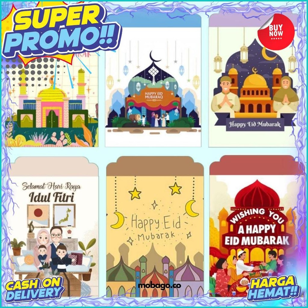 

Amplop Lebaran Idul Fitri 50 Pcs Dan 100 Pcs Motif Lucu Angpau Angpao Murah