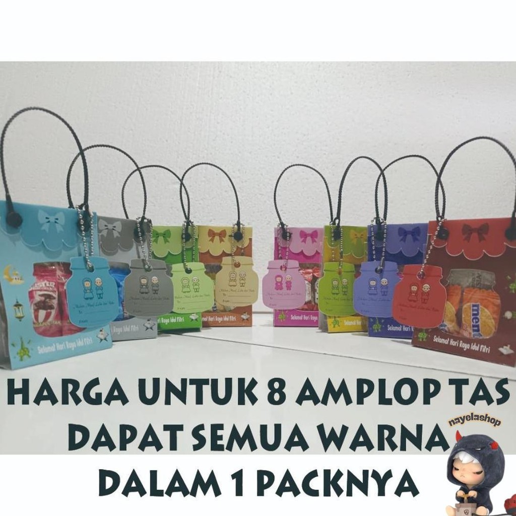 

(8Pcs) Amplop Lebaran Motif Tas, Amplop Lebaran Tas, Amplop Tas, Amplop Unik,Amplop Lucu,Amplop Lebaran Murah