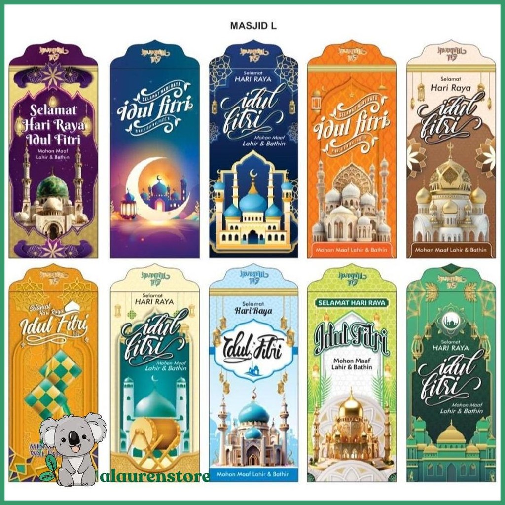 

Amplop Isi 50 Ampau Lebaran Masjid Uk Besar Lembar Uk 16X8Cm Masjid Df Murah