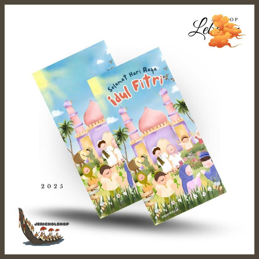 

Amplop Lebaran Panjang Tebal Box Isi 50 Pcs Tema Islami 2025 Kualitas Premium Promo