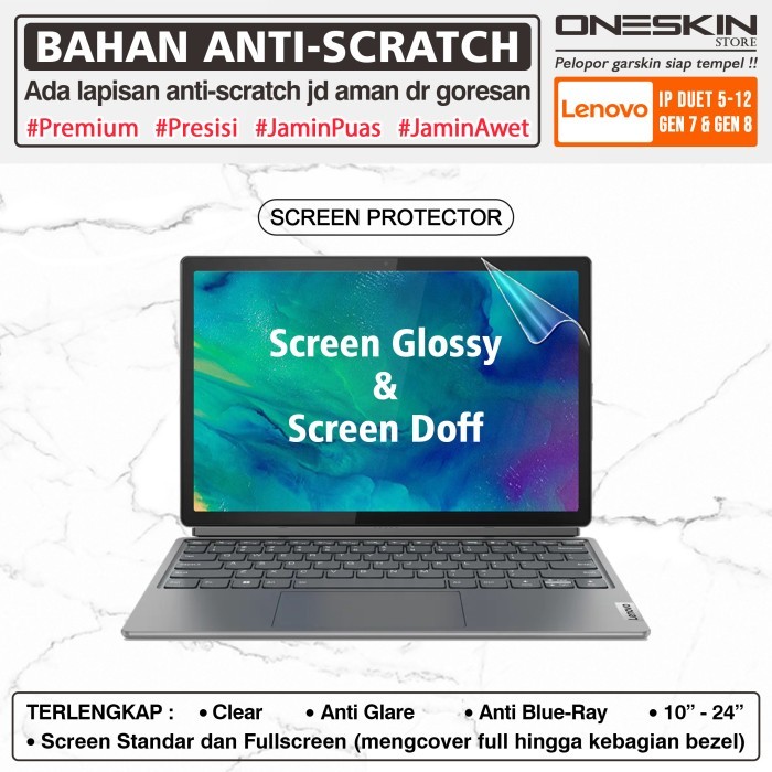 Pelindung Screen Protector Lenovo Ideapad Duet 5 5i-12 12IAU7 Glossy