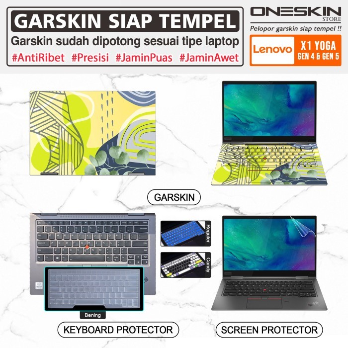 Garskin Laptop Keyboard Screen Protector Lenovo Thinkpad X1 Yoga Gen 4