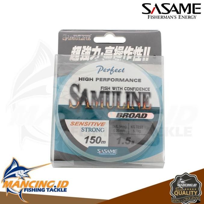 Senar Nylon Sasame Samuline Broad 150m Terlaris