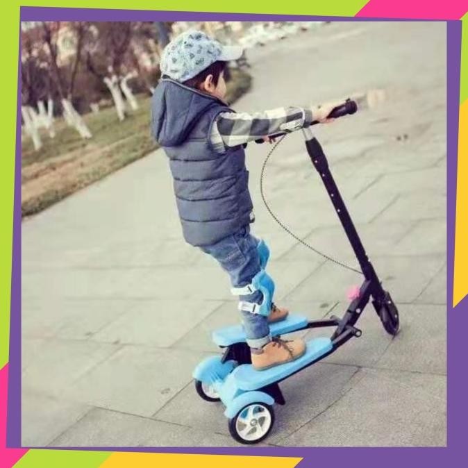 Promo Skuter Anak / Skuter Injak Dual Pedal Roda 3 / Scooter Pedal