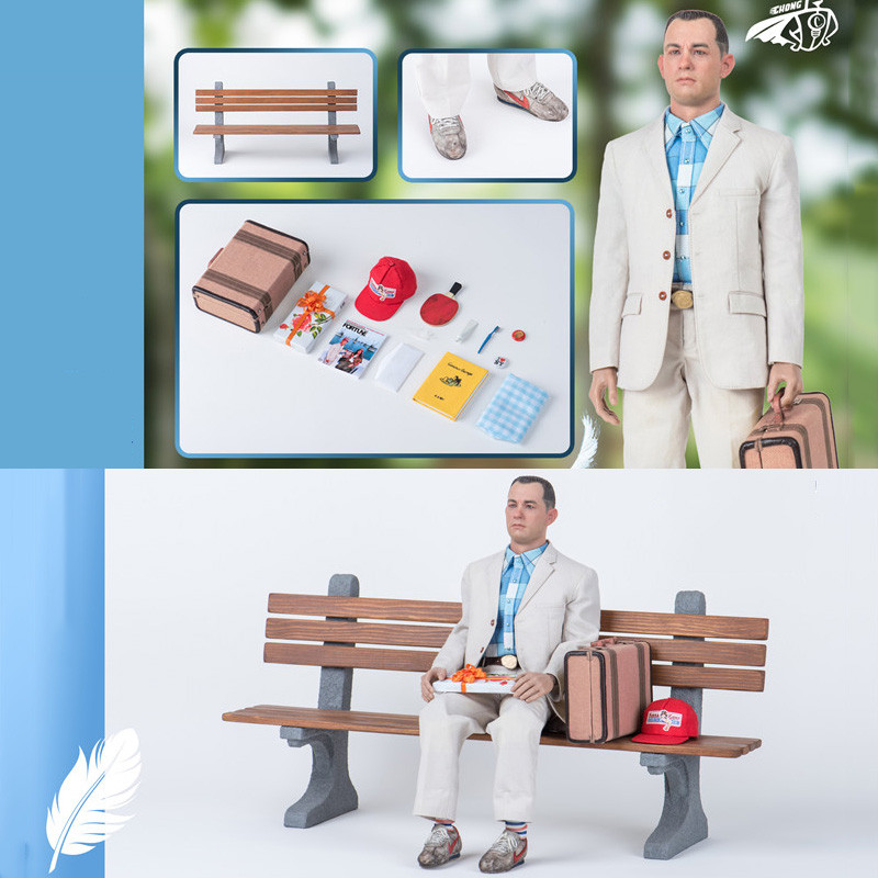 SGS CHONG COO3 1/6 Scale Biography of Legendary Figures Forrest Gump Tom Hanks 12" Action Figure Ful