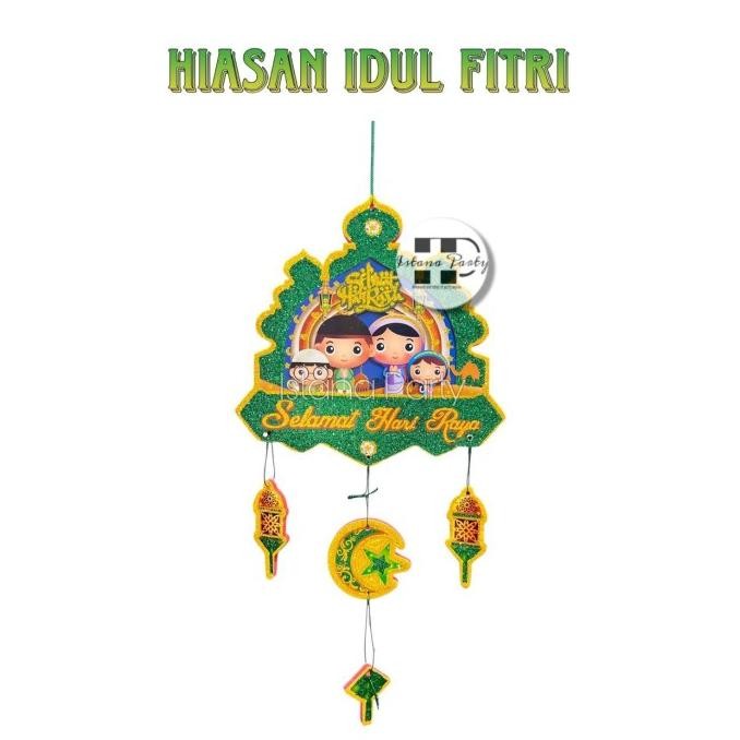 

best seller] Hiasan Gantung Idul Fitri / Dekorasi Lebaran 2 Susun M507-3