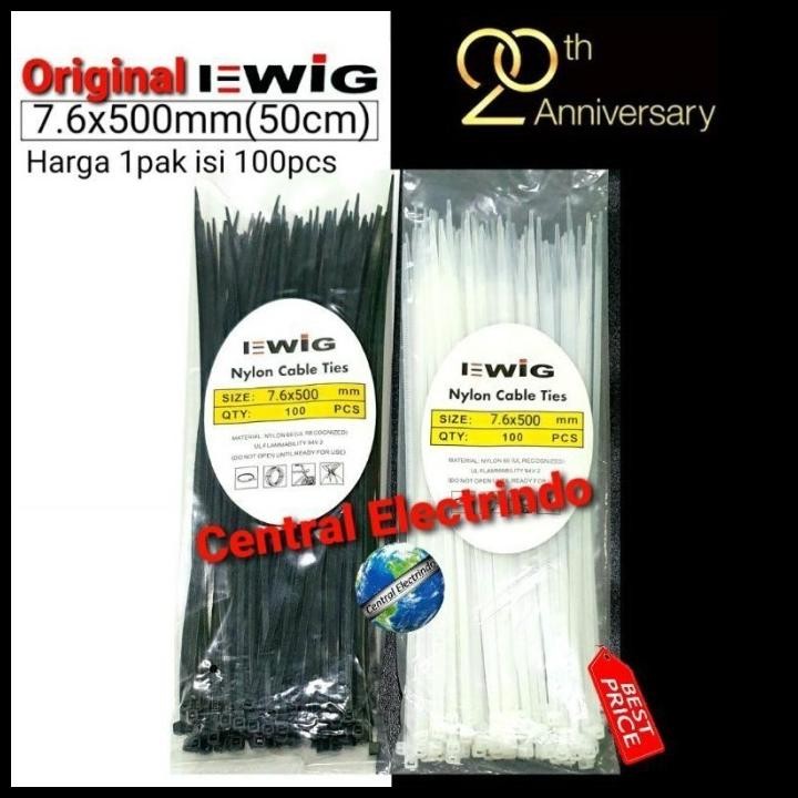 

New Kabel Ties Cable Tie 7.6X500Mm (50Cm).
