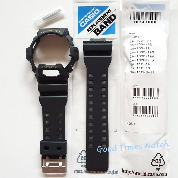 PAKET STRAP BEZEL G-SHOCK G-8900-1DR GR 8900 GW 8900 Casio Original