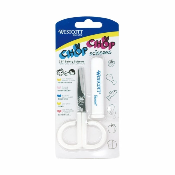 

WESTCOTT Chop Chop 3.5 inch Rounded Safety Scissors For Kids