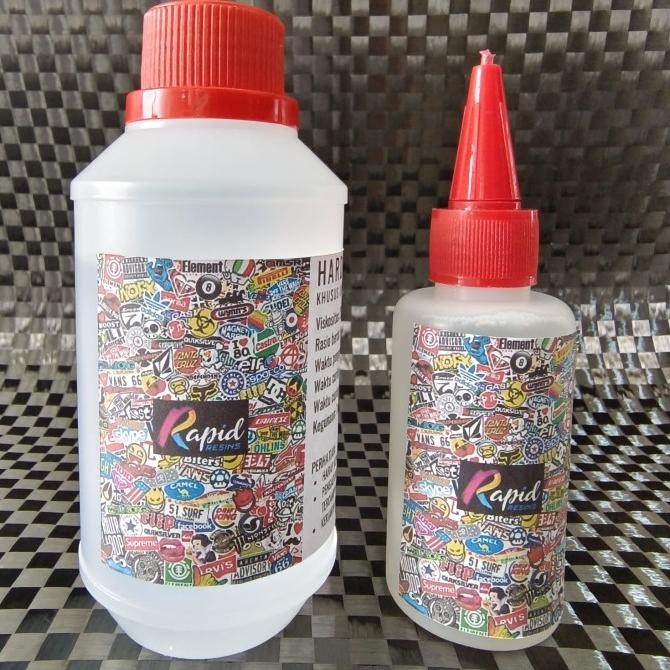 

RAPID RESIN EPOXY HARD CRYSTAL STIKER COATING LABEL NAMA NAME TAG