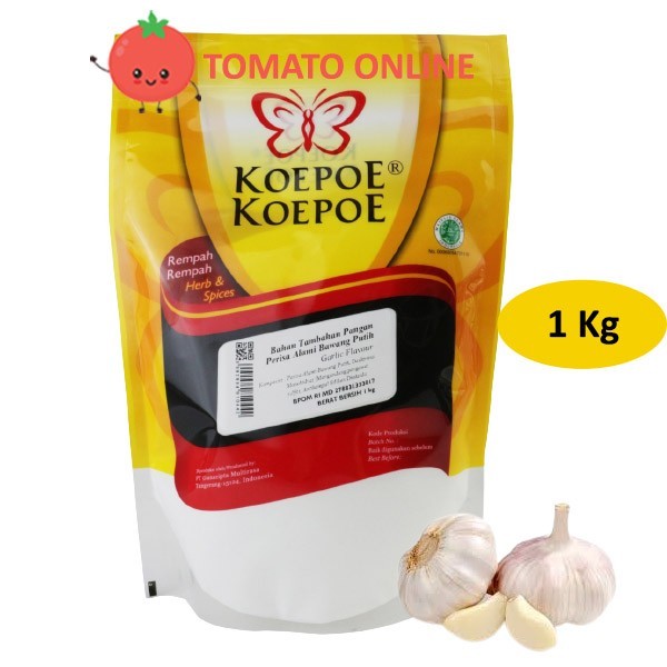 

KOEPOE KOPOE KUPU BAWANG PUTIH BUBUK GARLIC POWDER 1 KG KILOGRAM / 1KG KODE 436