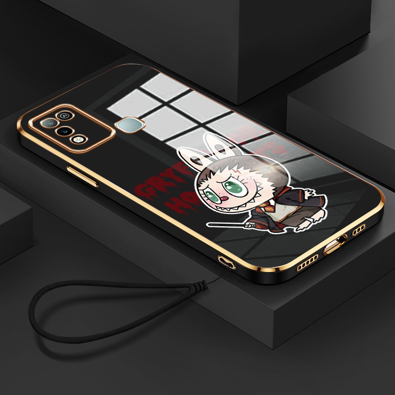 Casing Hp Untuk Infinix Hot 9 Play Hot 10 Play Hot 11 Play Case Casing tali lapisan Silikon Softcase