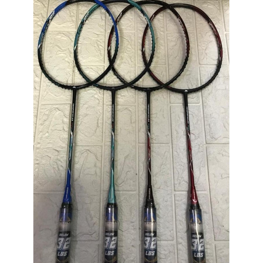 Raket badminton NEW POWER MAX NANOPARTICLES 700 KUAT TARIKAN 32 LBS ORIGINAL Terlaris