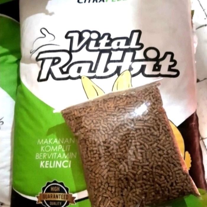 Makanan Kelinci Vital Rabbit 25 Kg -Grab Gojek Pelet Kelinci