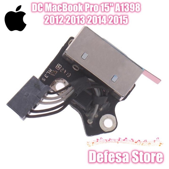 DC Power Jack Board MacBook Pro 15" A1398 2012 2013 2014 2015