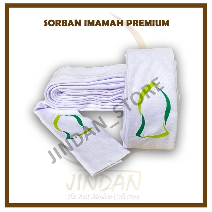 Sorban Sorban Imamah 3 Meter - 3 METER, Putih arab panjang motif
