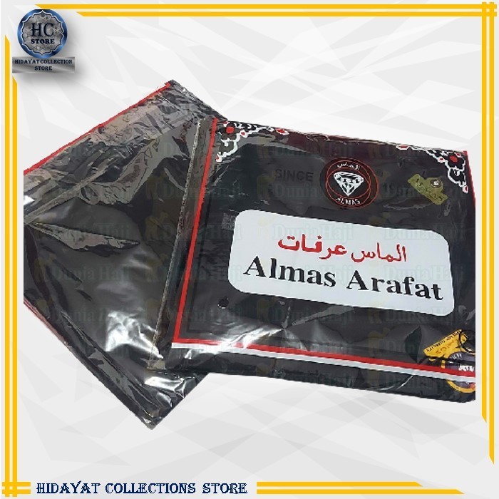 Sorban Sorban Almas Arafat Putih Polos Sorban Almas Putih - Hitam motif halus arab