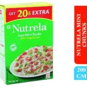 

\\\\\] SOYA MINI CHUNKS NUTRELA 200G / Makanan Vegetarian Murni 100%